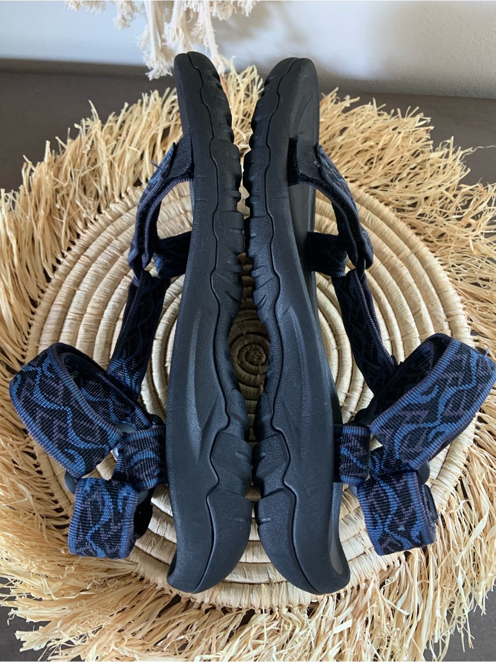 TEVA Men's Hurricane XLT Hiking Sandals Black Blue 8 - Picture 9 of 12